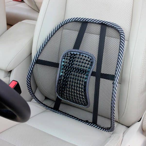 Cojín de soporte lumbar de malla para asiento