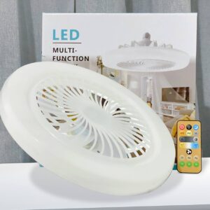 Abanico Lámpara LED con Control Remoto