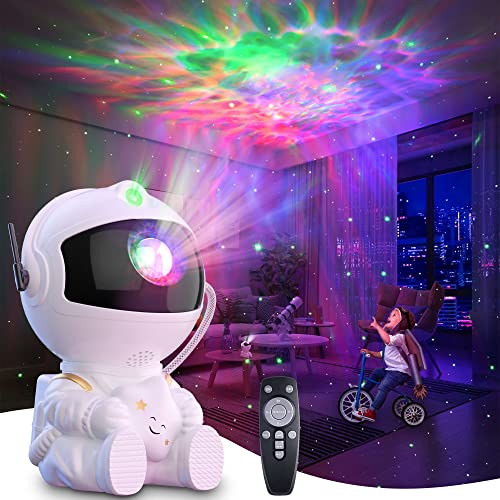 Proyector de galaxia tipo astronauta