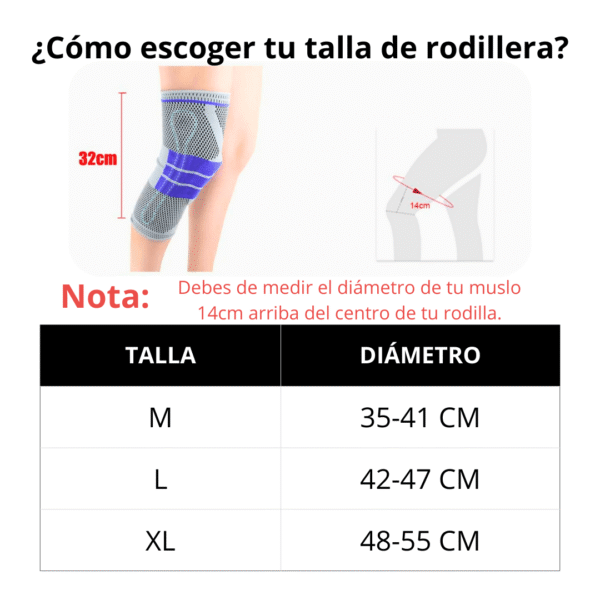 Rodillera Unisex Impact Gel: Protección y Recuperación Superior